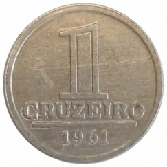 Moeda 1 Cruzeiro FC - Brasil - 1961 - REF:278