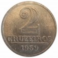 Moeda 2 Cruzeiros FC - Brasil - 1959 - REF:281