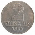 Moeda 2 Cruzeiros FC - Brasil - 1960 - REF:282