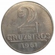 Moeda 2 Cruzeiros FC - Brasil - 1961 - REF:283
