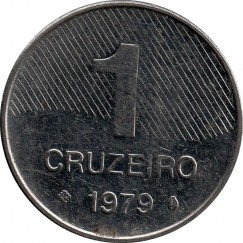 Moeda 1 cruzeiro - Brasil - 1979