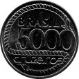Moeda 5000 cruzeiros - Brasil - 1992