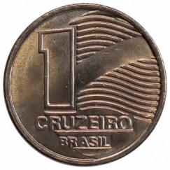 Moeda 1 cruzeiro - Brasil - 1990 FC - REF: V413