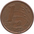 Moeda 1 centavo real - Brasil - 1999