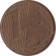 Moeda 1 centavo real - Brasil - 2003