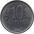 Moeda 10 centavos real - Brasil - 1995 FAO