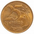 Moeda 25 Centavos Real  - Brasil - 2000