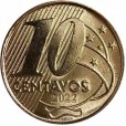 Moeda 10 centavos de Real - Brasil - 2022 - FC