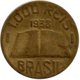 moeda 1000 Réis - Brasil - 1938 - REF:159