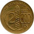 Moeda 2000 Réis - Brasil - 1937 - REF:161