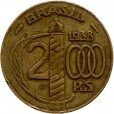 Moeda 2000 Réis - Brasil - 1938 - REF:162