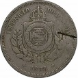 Moeda 100 reis - Brasil - 1886 - REF V028