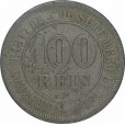 Moeda 100 reis - Brasil - 1885 - REF V015