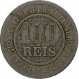 Moeda 100 reis - Brasil - 1886 - REF V028
