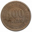 Moeda 100 reis - brasil - 1885