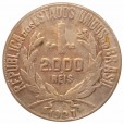 Moeda 2000 Reis - Brasil - 1927 REF:P713