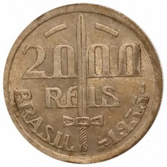 Moeda 2000 Reis - Brasil - 1932 REF:P720