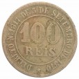 Moeda 100 Reis - Brasil - 1871