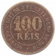 Moeda 100 Reis - Brasil - 1885