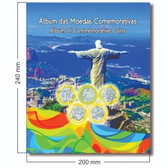 Album para moedas da Olimpiadas Rio 2016