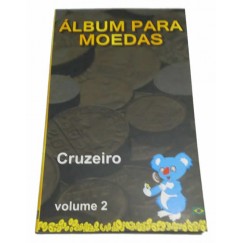 Álbum para moedas Volume II - Cruzeiro