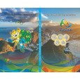 Álbum para moedas das Olimpíadas Rio 2016 - Compacto - modelo 3