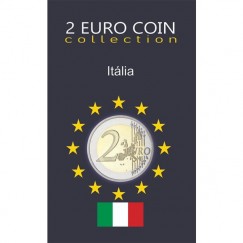 Álbum para moedas comemorativas de 2 Euros da Itália