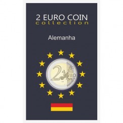 Álbum para moedas comemorativas de 2 Euros da Alemanha