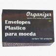 envelopes plásticos para moedas individuais