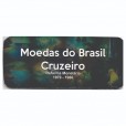 Cartela para moedas - Cruzeiro 1979 - 1986 - com as moedas