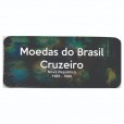 Cartela para moedas - Cruzeiro 1985 - 1986 - Com Moedas