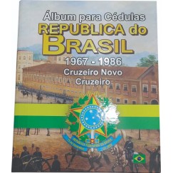 Álbum para cédulas Republica do Brasil volume 2