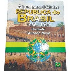 Álbum para cédulas Republica do Brasil volume 3