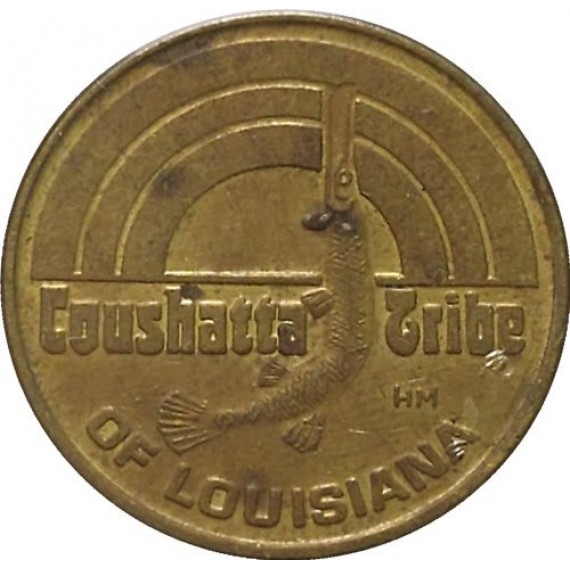 Ficha - Coushatta Tribe Of Louisiana - Arcade At Coushatta - no cash value