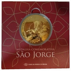 Medalha Comemorativa São Jorge - Brasil