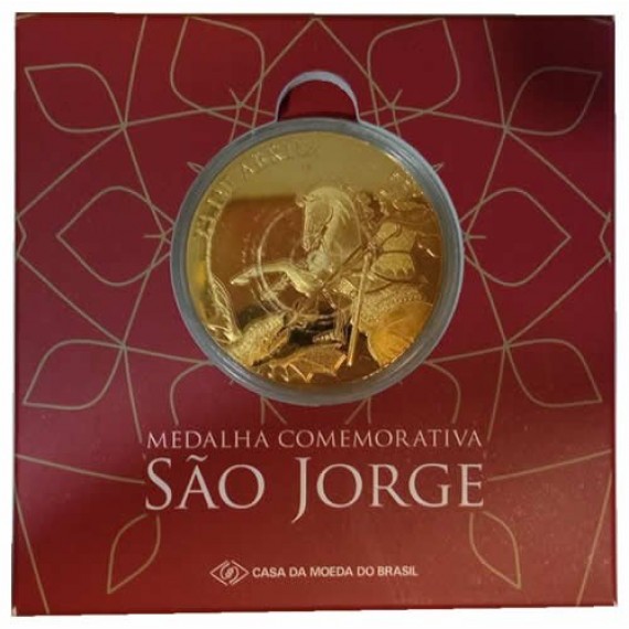 Medalha Comemorativa São Jorge - Brasil