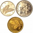 Set com 3 moedas - Croácia