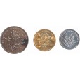 Set com 3 moedas - China