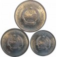 Set com 3 moedas - Laos - 1980