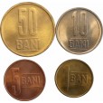 Set com 4 moedas  - Romênia