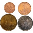 Set Com 4 moedas  - gambia - 1998