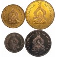 Set com 4 moedas  - Honduras