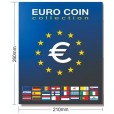 Álbum Euro Parcialmente Preenchido com 141 moedas
