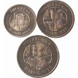 Set com 3 moedas - islandia