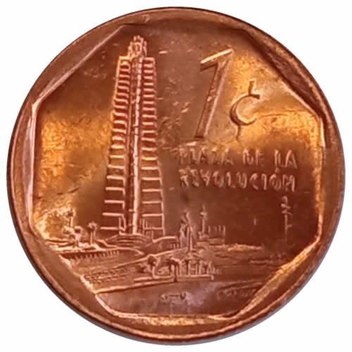 Moeda 1 centavo - Cuba - 2007