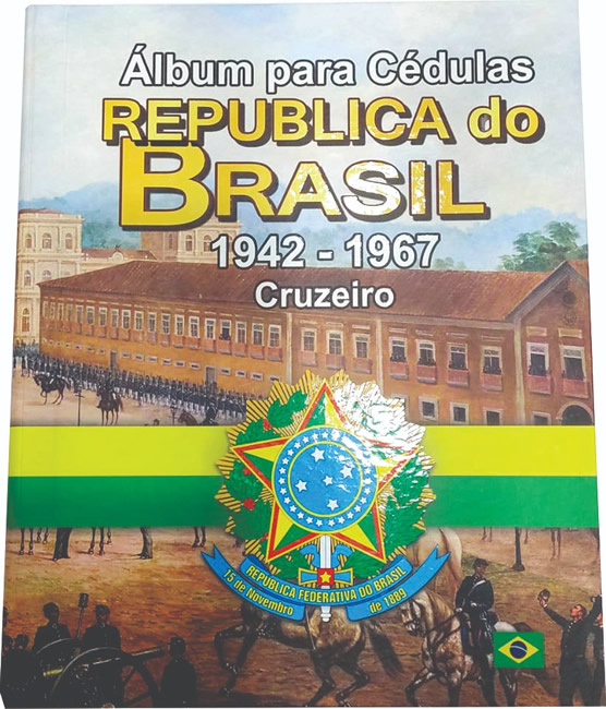 Álbum para cédulas Republica do Brasil volume 1