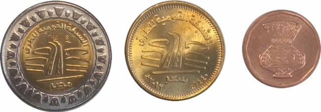 Set com 3 moedas - Egito - 2019 - Comemorativa