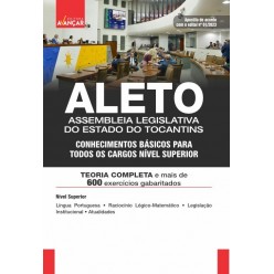ALETO - Assembleia Legislativa do Estado do Tocantins - Conhecimentos básicos para cargos de nível superior - E-BOOK - Liberação Imediata