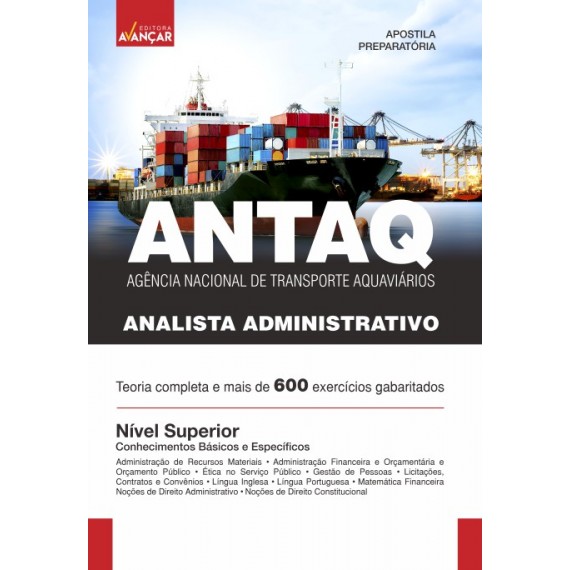ANTAQ - Analista Administrativo - Ebook