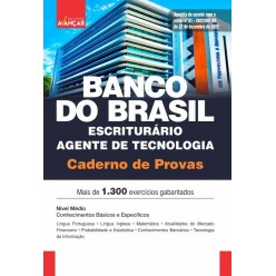 BANCO DO BRASIL - BB - Escriturário - Agente de Tecnologia - Caderno de Questões/Provas - E-BOOK - Liberação Imediata